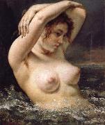 Gustave Courbet, The Woman in the Waves